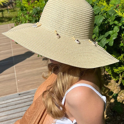 UNICORN Women's summer straw hat beige one size