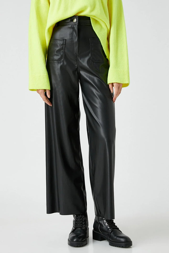 UNICORN Women's leather trousers black xs s m l xl