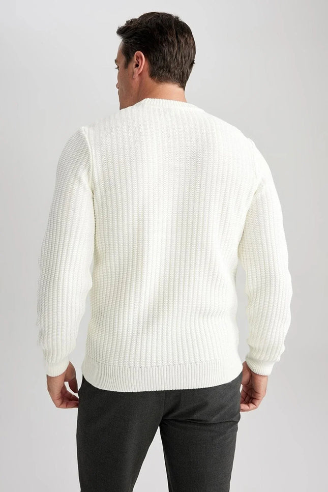 UNICORN Men's sweater knitted white dark green green beige black blue bordeaux xs s m l xl xxl xxxl xxxxl xxxxxl