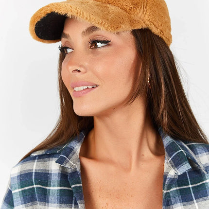 UNICORN Ladies' cap fluffy brown