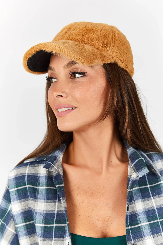 UNICORN Ladies' cap fluffy brown