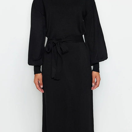 Dames jurk zwart s m l xl