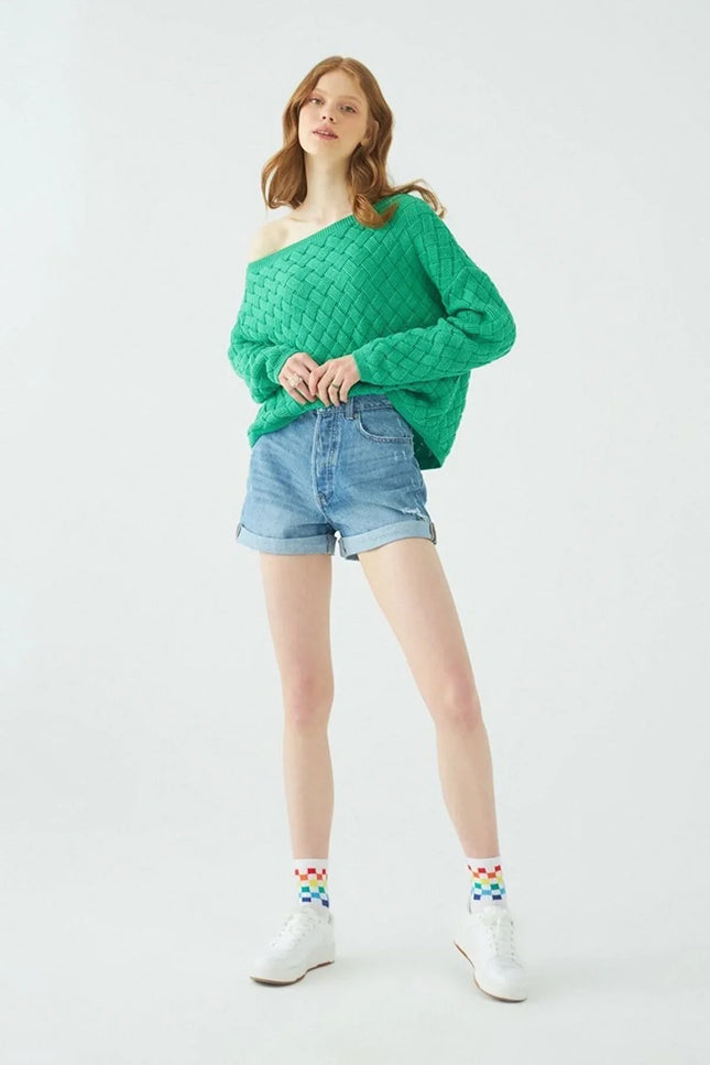 UNICORN Women's sweater green s m l