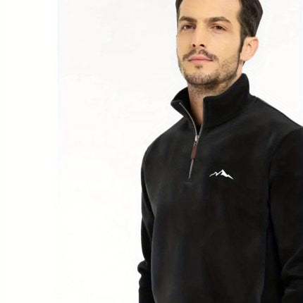 UNICORN Men's Sweatshirt with Stand-Up Collar, Half-Zip, Long Sleeves s m l xl xxl