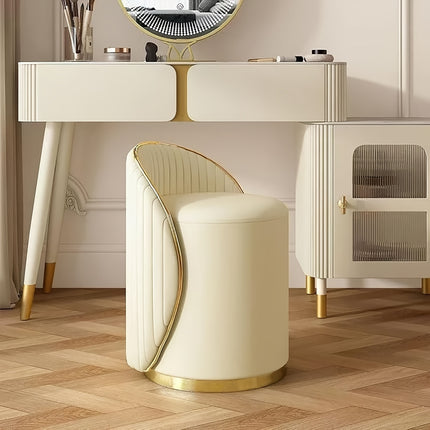 UNICORN Dressing Table Stool for livingroom and bathroom beige gray orange