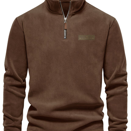 UNICORN Men's Sweatshirt with Stand-Up Collar, Half-Zip, Long Sleeves s m l xl xxl
