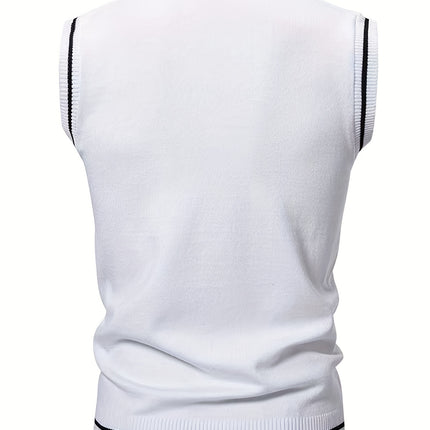 UNICORN Cross-Border Men Vest with a Twisted Knit Design s m l xl