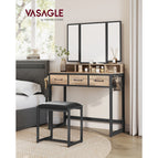 oak brown-black / 90 x 40 x 141 cm