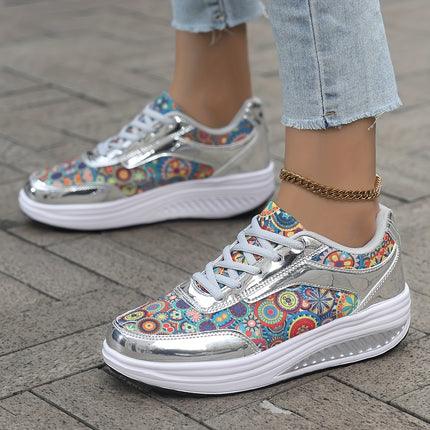 UNICORN Women'S Glossy Bohemian Style Outdoor Sports Casual Shoes