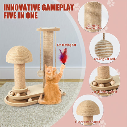 UNICORN Cat Scratching and Sharpening Post Suitable for Indoor Cats and Various Breeds