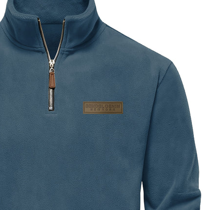 UNICORN Men's Sweatshirt with Stand-Up Collar, Half-Zip, Long Sleeves s m l xl xxl