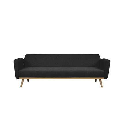 UNICORN Three-seater sofa black sofa bed width 205cm height 79cm