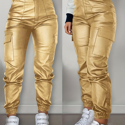 UNICORN Solid Color Pants for Women with Symmetrical Pockets for Casual Wear s m l xl xxl