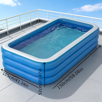 UNICORN Large Luxury Inflatable Swimming Pool Three-layer Structure for Indoor outdoor