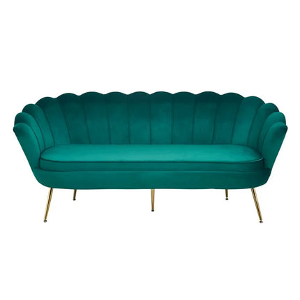 UNICORN Three-seater sofa velvet light blue green blue pink width 180 cm height 78 cm