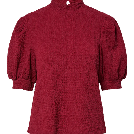 Jamal knit top biking red