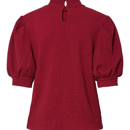 Jamal knit top biking red