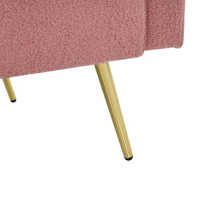 UNICORN Modern minimalist sofa bed size: 175*64*72 cm angle adjustable gold bed legs sofa with cushions side storage pockets