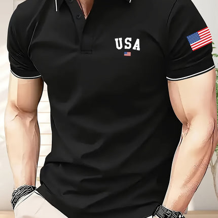 UNICORN USA Golf Shirt Button-Front Placket, Breathable Stretch Fabric s m l xl xxl