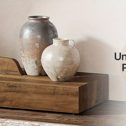 UNICORN 109.98cm Mid-Century Modern C-Shaped Console Table