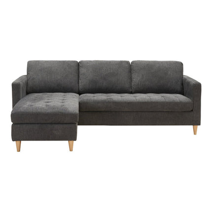 UNICORN Corner sofa dark gray 15183x219x80