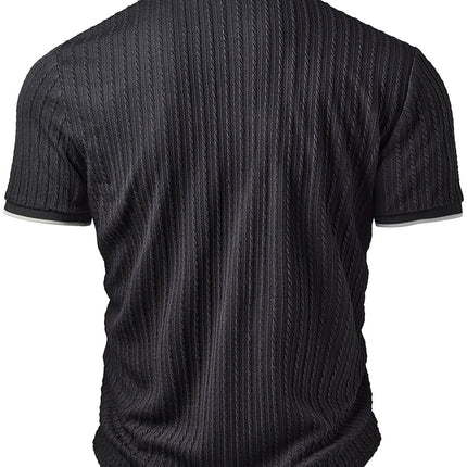 UNICORN Tops Jacquard Fabric Color Block Stitching Zipper Men'S Polo Shirt s m l xl xxl xxxl