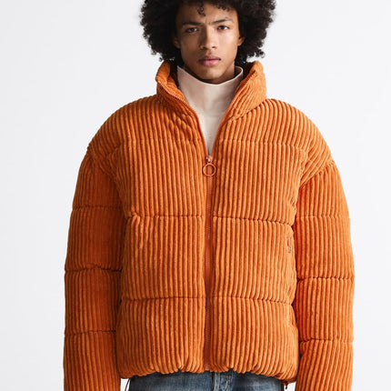UNICORN men's padded jacket oversized orange s m l xl