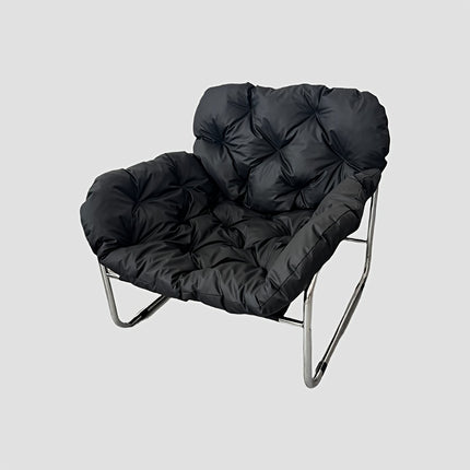 UNICORN Modern Luxury Convertible Recliner Chair with Footrest Black White Brown