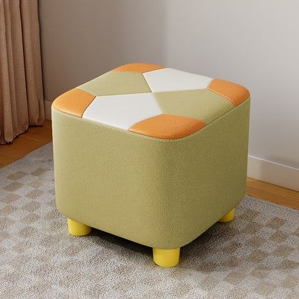 UNICORN Wood Stool Orange Gray White Blue Yellow