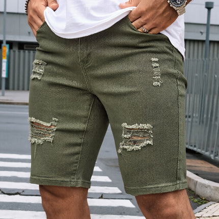 UNICORN Mens Fashion Skinny Denim Shorts Versatile Jeans Shorts s m l xl xxl