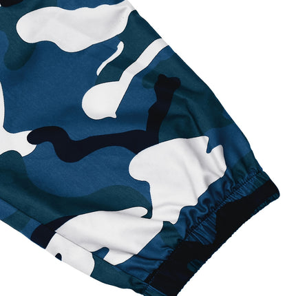 UNICORN Men Multi-Pocket Camouflage Jogger Pants Blue Green s m l xl xxl
