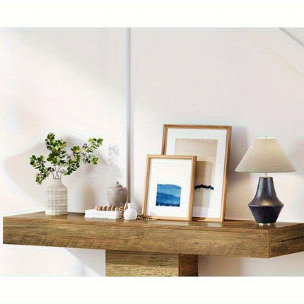 UNICORN 107.95cm Farmhouse Console Table Light Brown