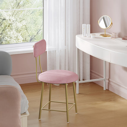 UNICORN Makeup Chair Makeup Table Stool Living Room Footstool pink