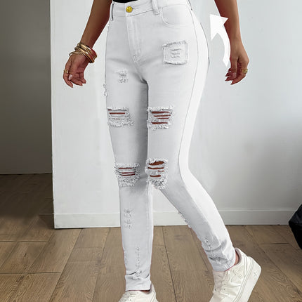 UNICORN Women Elegant Casual Versatile Slim-Fit Candy-Colored Pencil Jeans s m l xl xxl