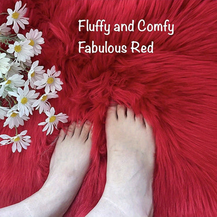 UNICORN Valentine'S Day Red Heart-Shaped plush carpet 50 cm 60 cm 90 cm
