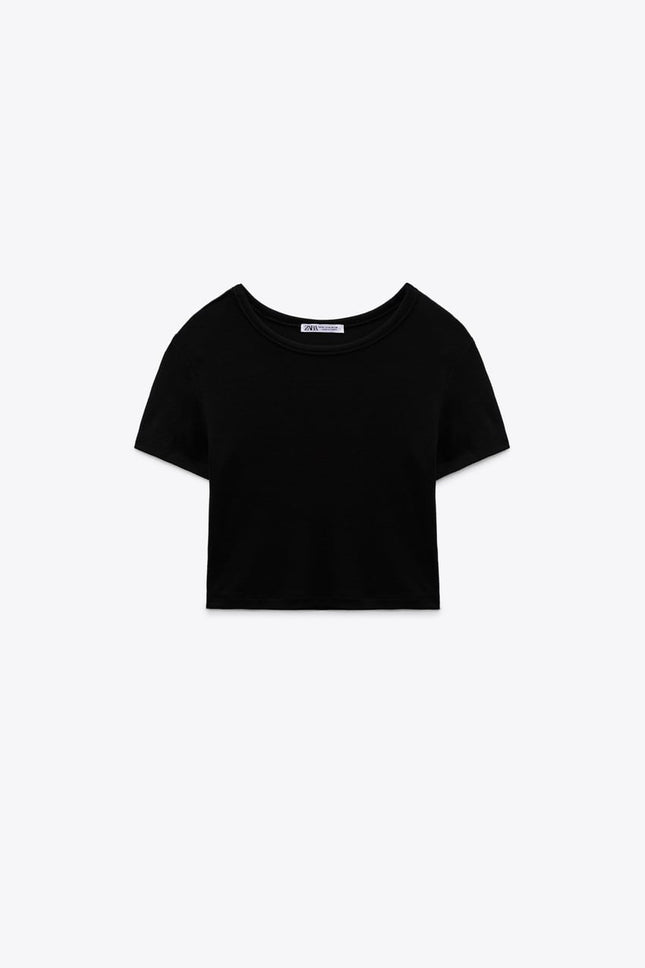 UNICORN women's crop top shirt cropped crop top light brown white green khaki black s m l