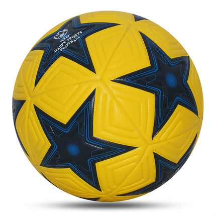 UNICORN Soccer Ball with Star Patterns High Quality Seamless Football size 5