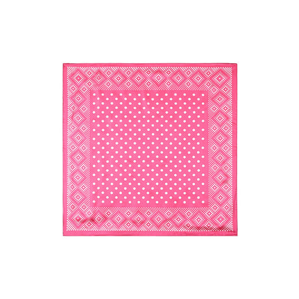 Sjaal met polkadots roze