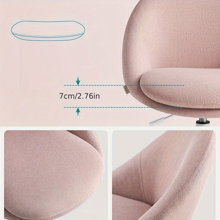 UNICORN Pink Swivel Desk Chair for Home Office, Supports Up to 110Kg