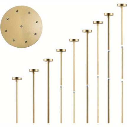 UNICORN 9-Arm Candlestick Floor Lamp Golden