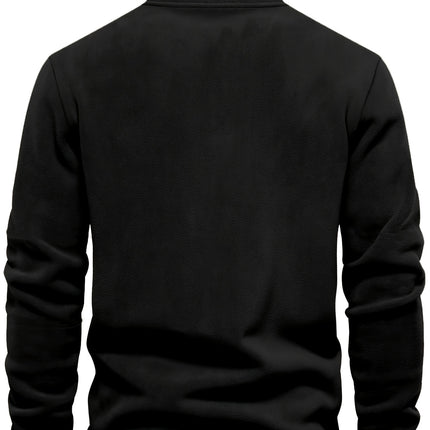 UNICORN Black Half-zip Jacket, Featuring Minimalist Logo Accents s m l xl xxl