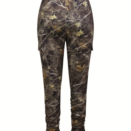 UNICORN Camo Print High-Waist Leggings with Side Pockets for Women s m l xl xxl