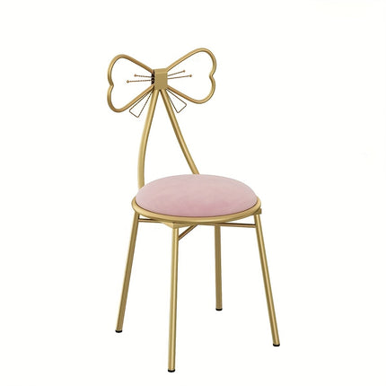 UNICORN Butterfly Makeup Chair with Detachable Backrest white/pink/gray/blue/green
