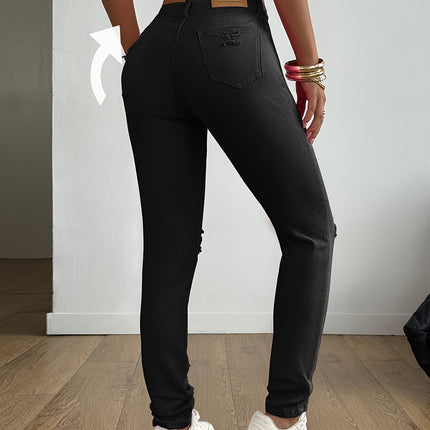 UNICORN Women Elegant Casual Versatile Slim-Fit Candy-Colored Pencil Jeans s m l xl xxl