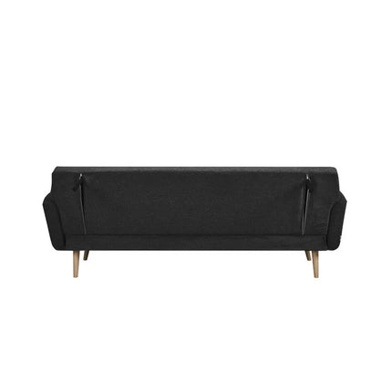 UNICORN Three-seater sofa black sofa bed width 205cm height 79cm