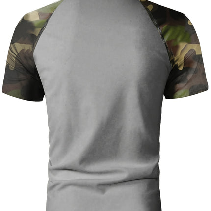 UNICORN Slim-Fit Classic Easy Short-Sleeve Polo Shirt with Camouflage s m l xl xxl xxxl