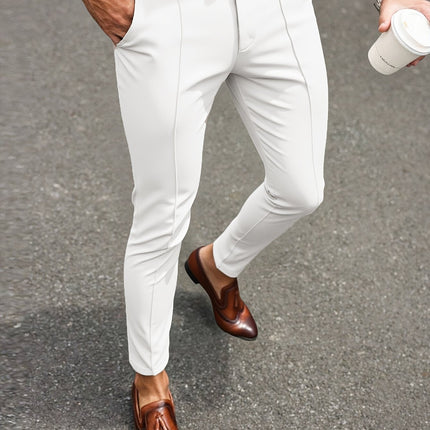 UNICORN Casual Versatile Pants Stretch Comfort Light Business Tapered Leg s m l xl xxl