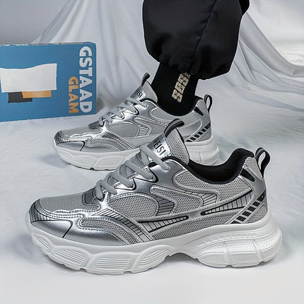 UNICORN Men'S Breathable Mesh Athletic Shoes Casual Athletic Look
