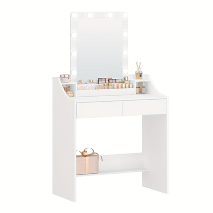 UNICORN Dressing Table with LED Lighting, Adjustable Brightness White