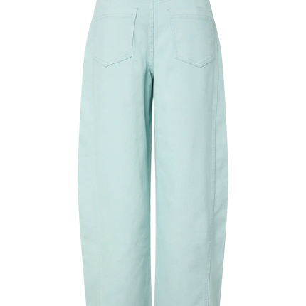 YAS Lua barrel jeans wide surf spray